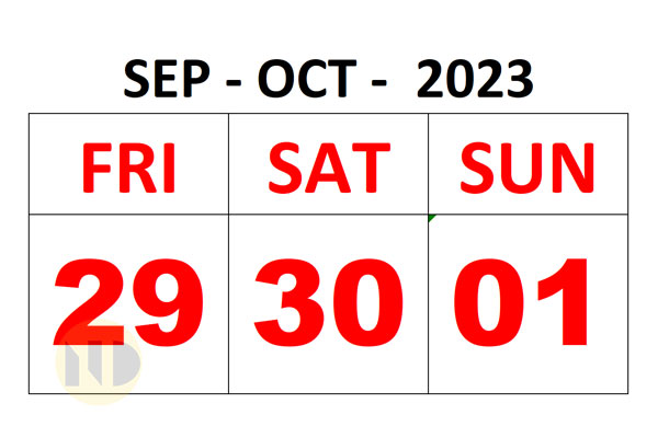 UAE Holidays in September 2023